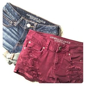 American Eagle Shorties Low Rise 2 pair
